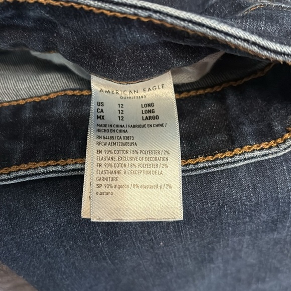 American Eagle Women’s Size 12 Long Super High Rise Jegging Ne(X)t Lvl Stretch - Picture 4 of 8